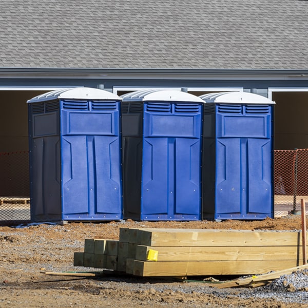 what is the maximum capacity for a single porta potty in Pleasant Grove